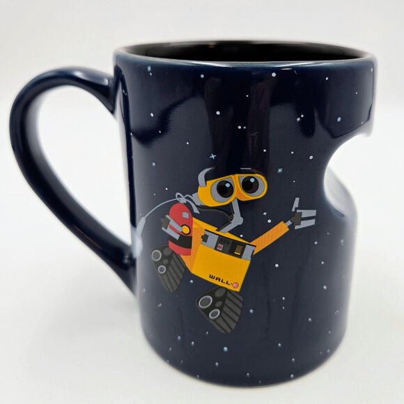 Disney Pixar Parks Eve And Wall-E Heart Ceramic Coffee Mug Cup Set Read - Picture 5 of 16